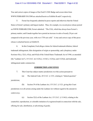 Illustration for article titled Ford F-150 vs. Ferrari F150 Lawsuit